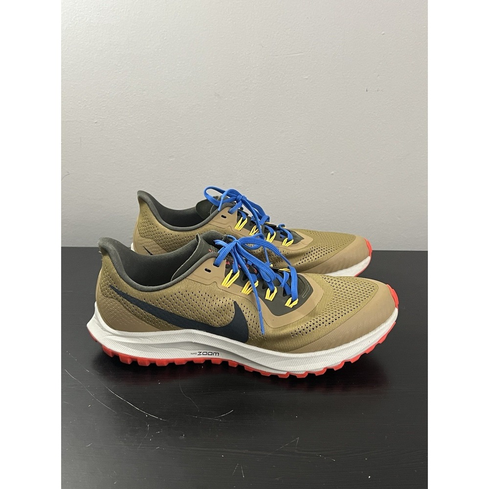 Nike Air Zoom Pegasus 36 Trail Beechtree Sneakers Men's 8 Tan Shoes Hiking Camp